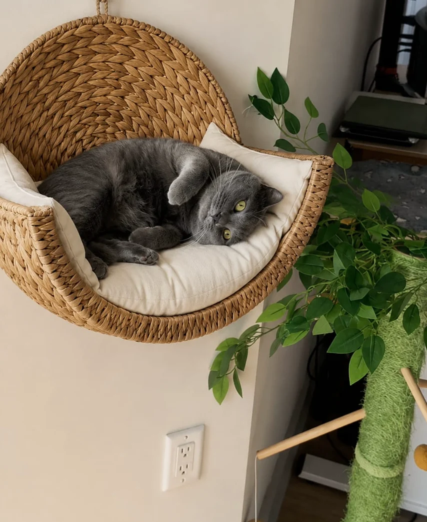 🐈Cozy Cat Bed – A Warm & Comfortable Resting Spot for Your Furry Friend