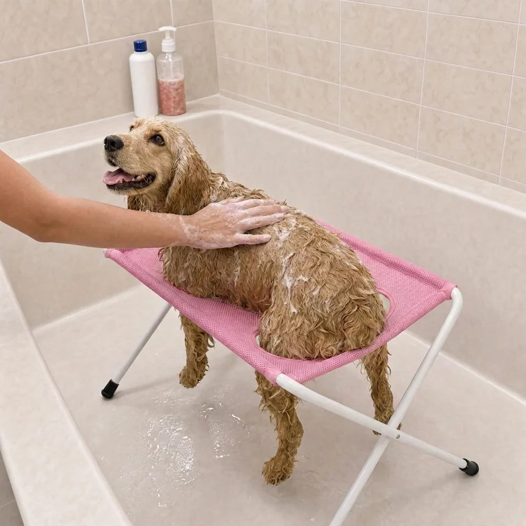 🐶 Dog Bath Hammock – Make Bath Time Easier & More Comfortable for Your Pet