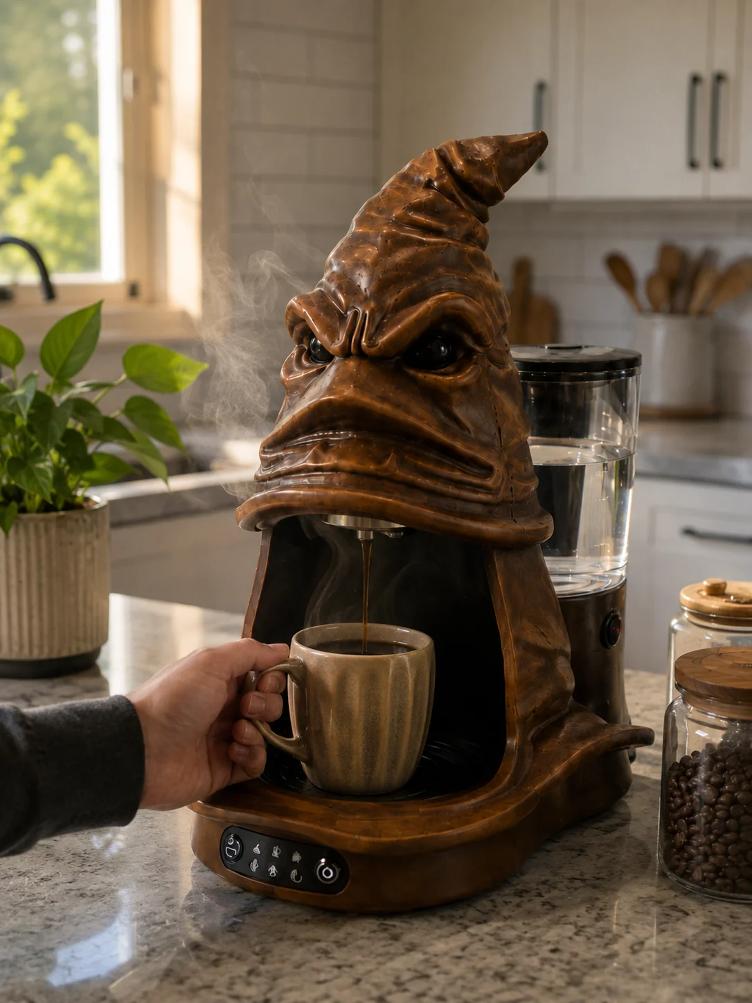 🧙♀️ Cauldron‑Style Coffee Maker – Brew Your Morning with a Touch of Fantasy ✨☕