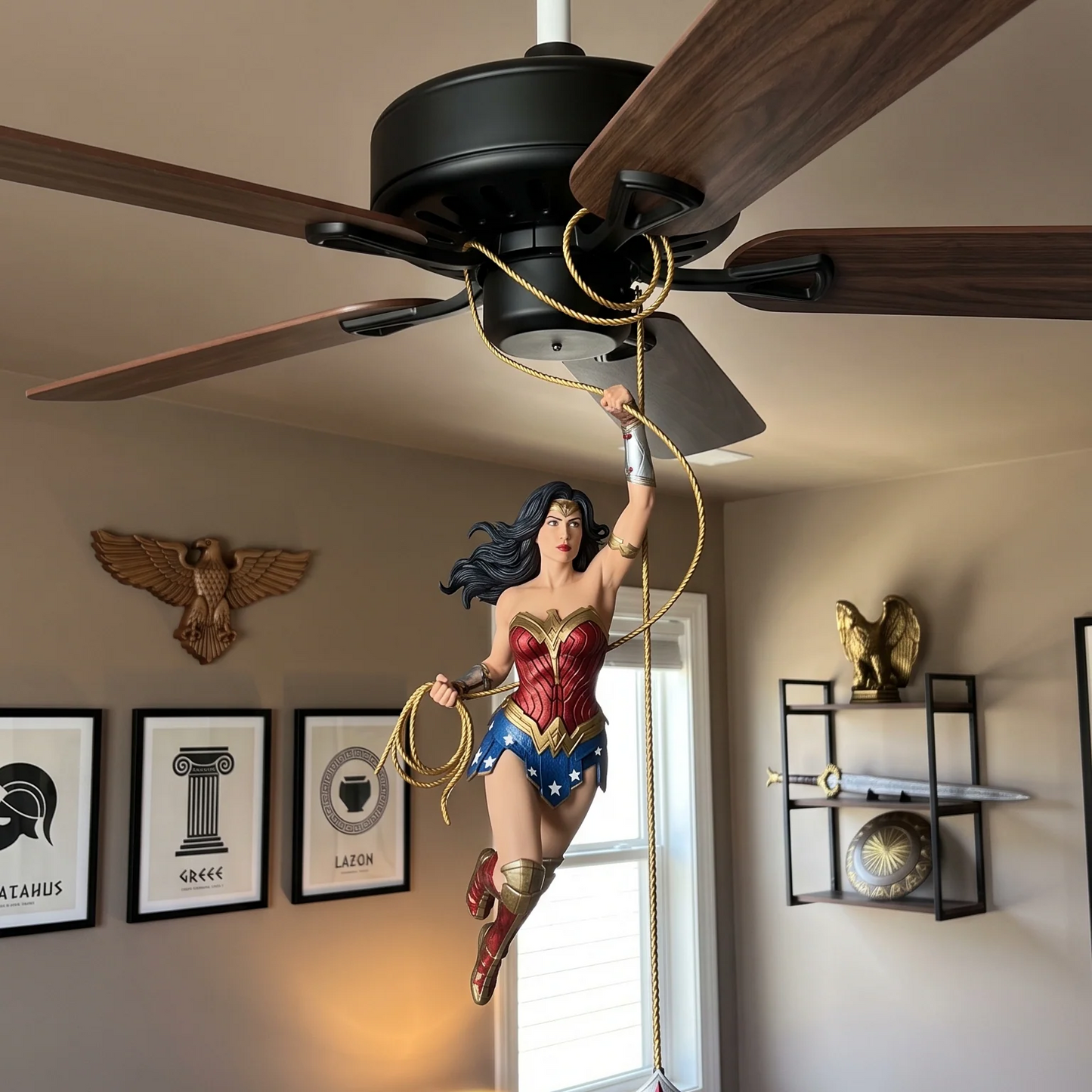 🎭Creative Fan Blade Decorations – Turn Your Ordinary Ceiling Fan Into a Unique Room Feature