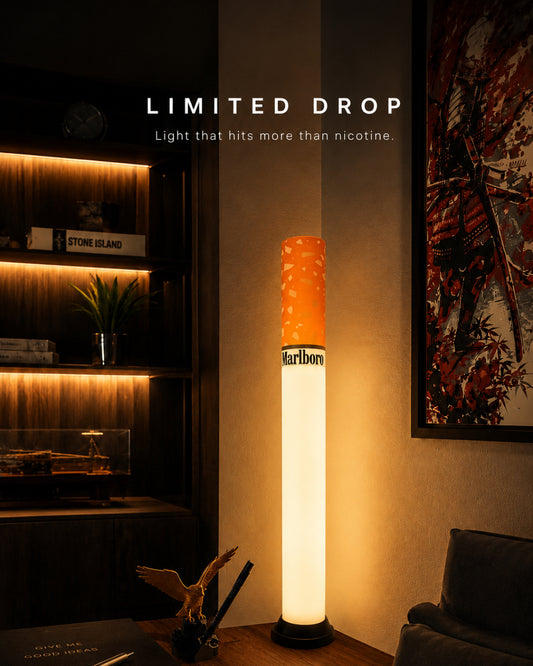 🚬 Retro Cigarette Tube Style Floor Lamp