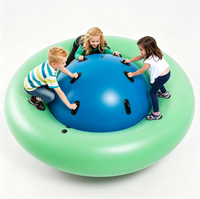 🎈 Inflatable Dome Rocker‑Trampoline – Multi‑Activity Bouncer for Kids 3+