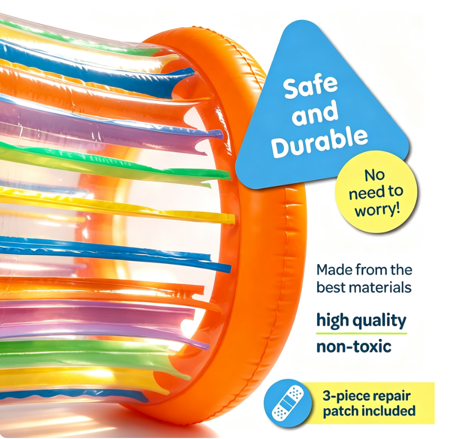 🏃‍♂️ Giant Inflatable Hamster Wheel – Outdoor Rolling Fun for Kids & Adults