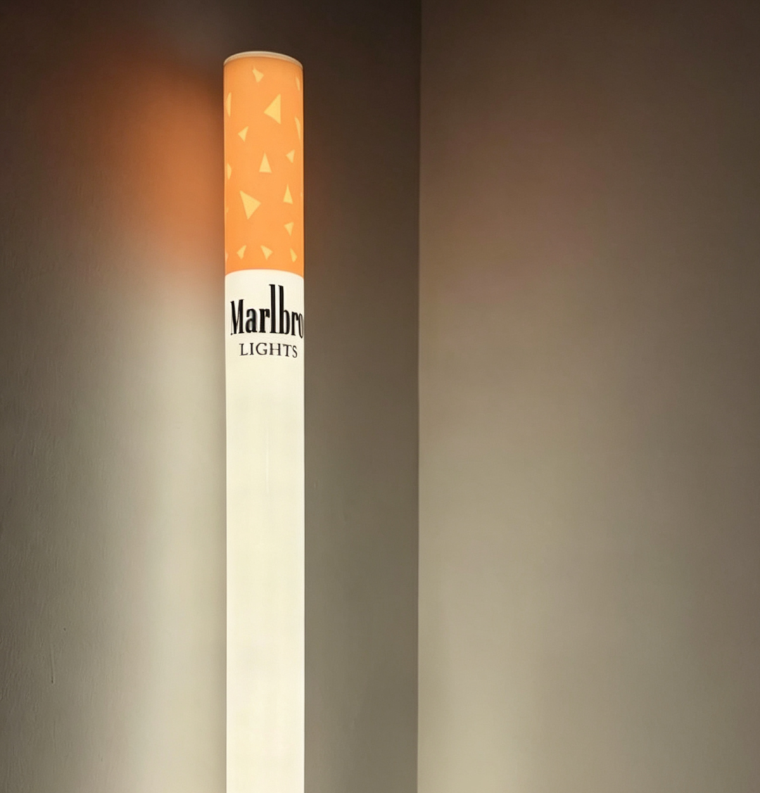🚬 Retro Cigarette Tube Style Floor Lamp