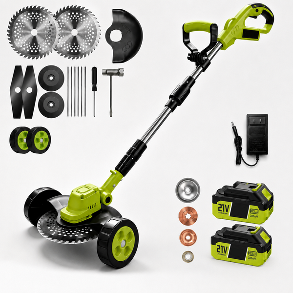🌿 21V -  3‑in‑1 Cordless String Trimmer, Edger & Mini Mower
