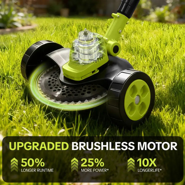 🌿 21V -  3‑in‑1 Cordless String Trimmer, Edger & Mini Mower