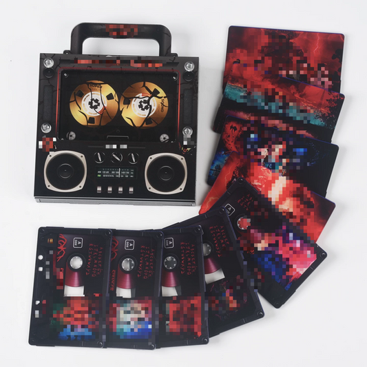 📻 Retro Magnetic Card Music Player