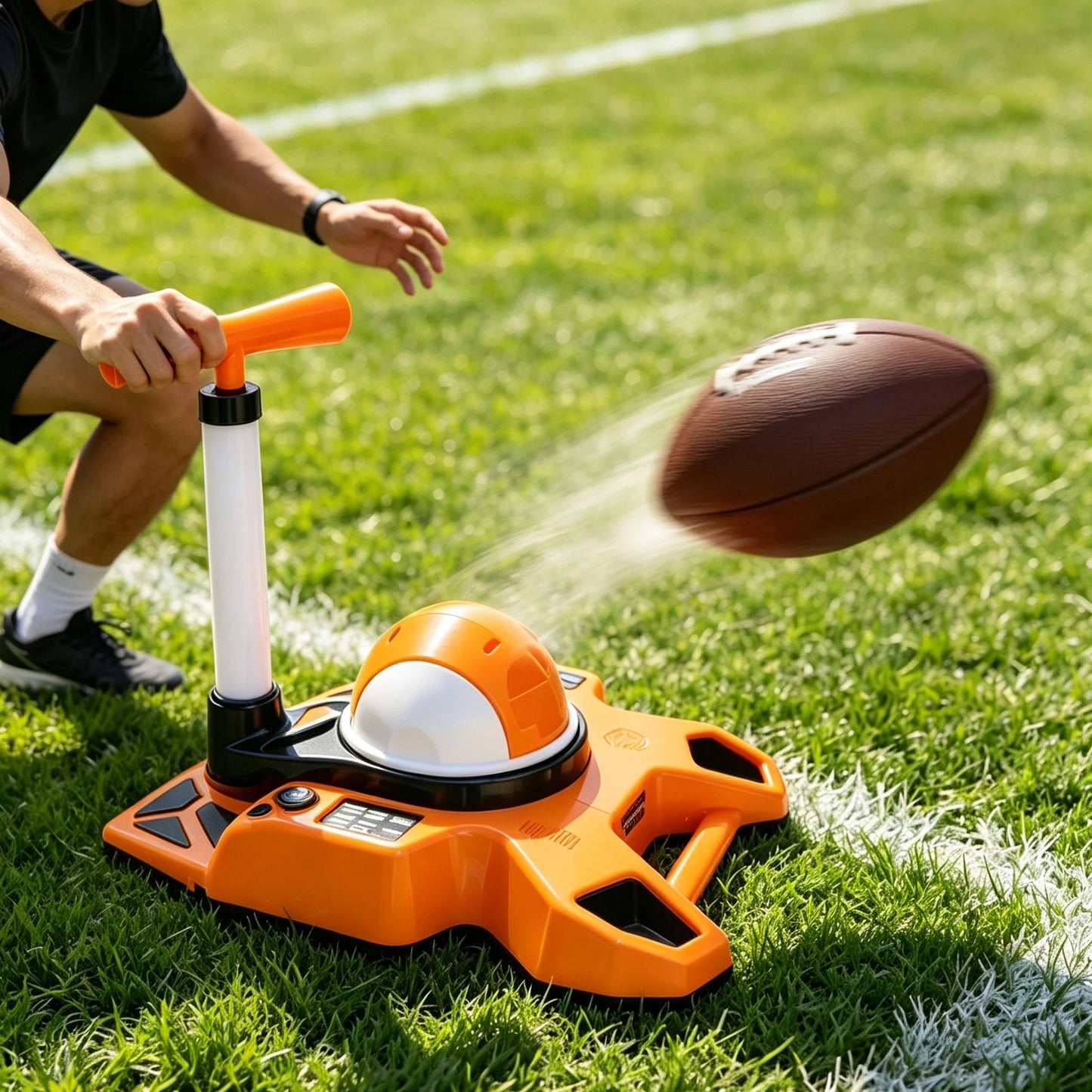 🏈 Robotic Quarterback Football Trainer –  Perfect Spiral Every Time