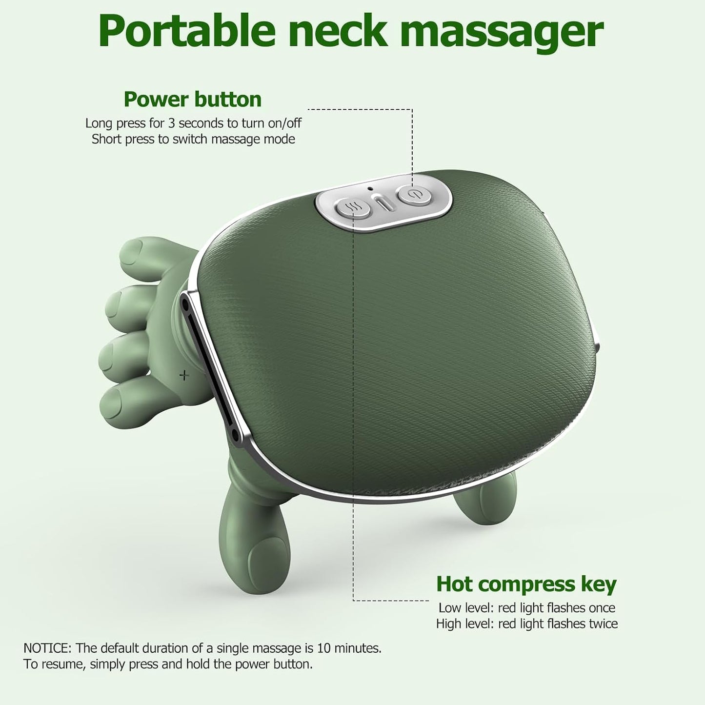 💆‍♀️ 4D Shiatsu Neck & Shoulder Massager