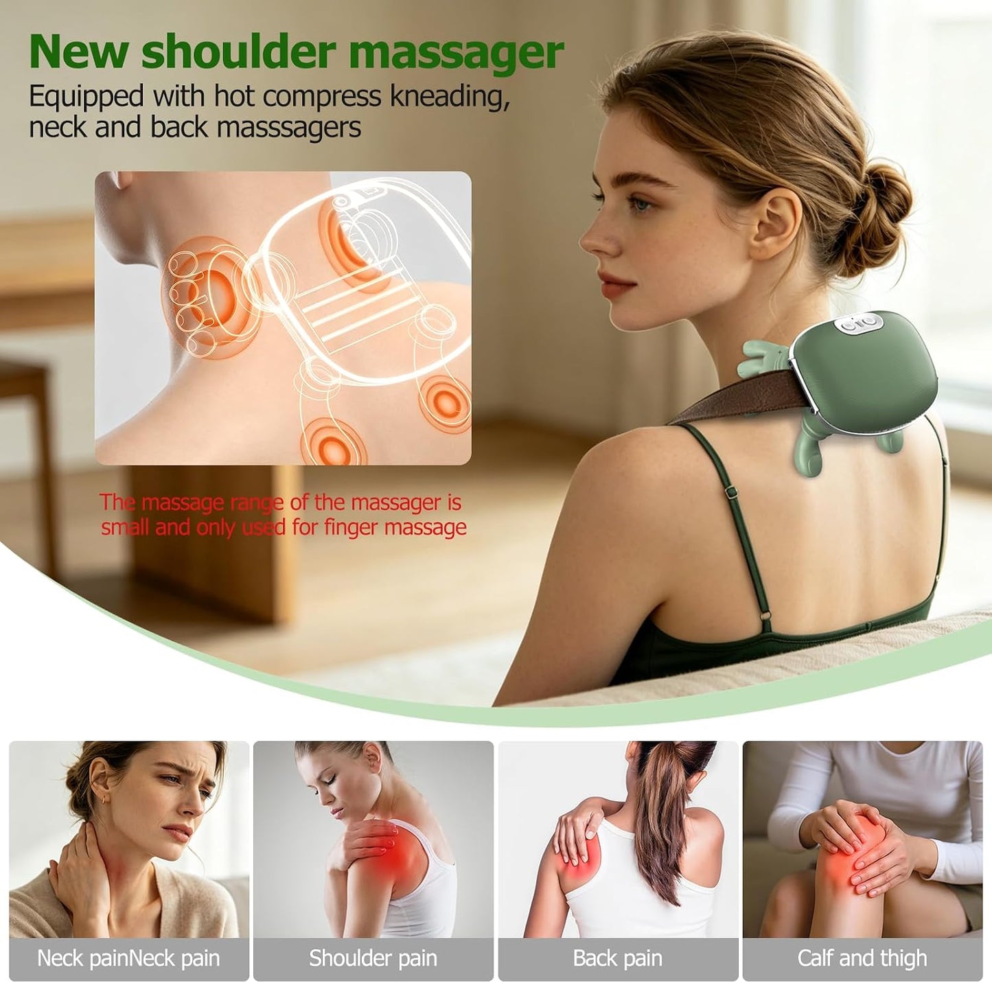 💆‍♀️ 4D Shiatsu Neck & Shoulder Massager