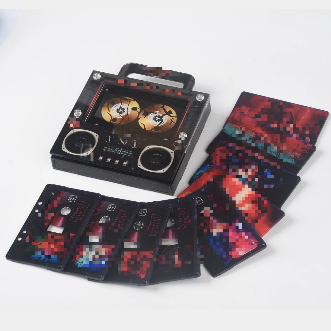 📻 Retro Magnetic Card Music Player