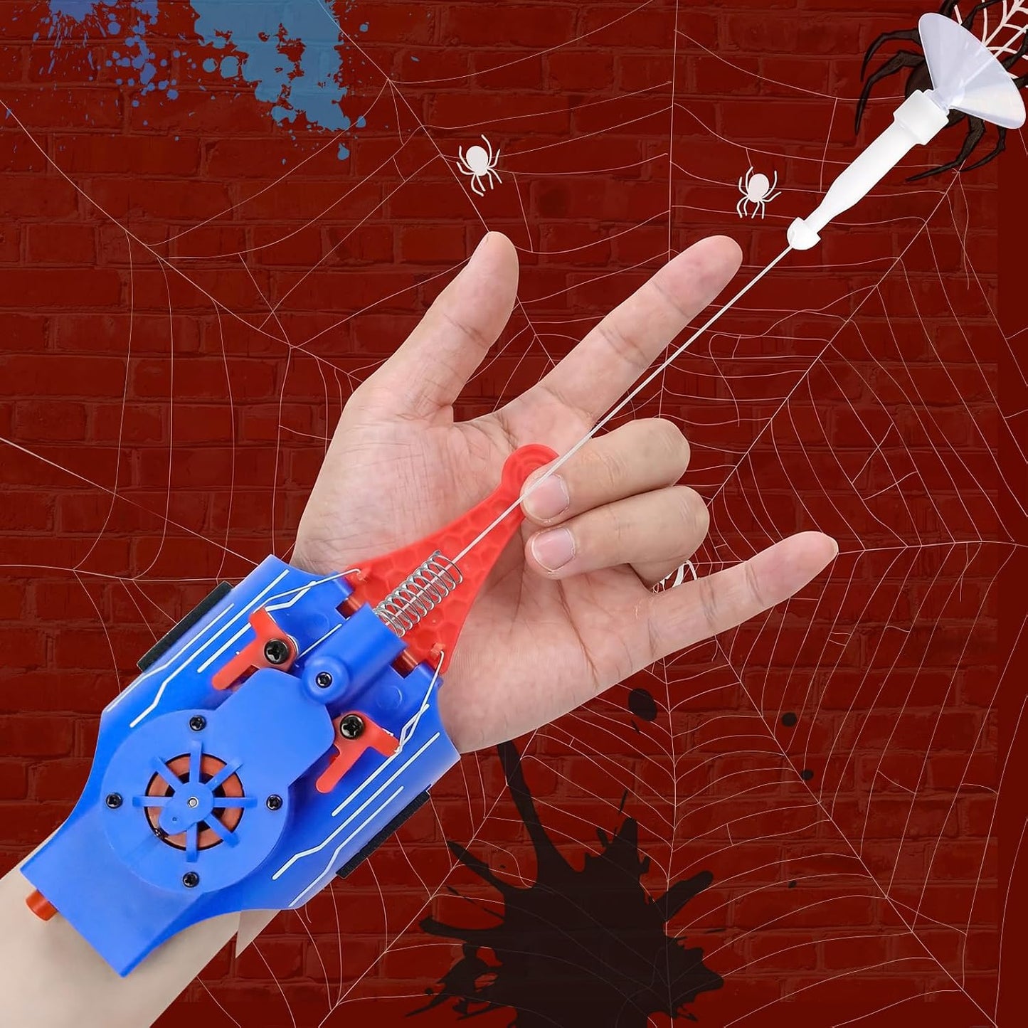 🕸️ Web Launcher with Gloves – Realistic Hero Action Toy for Kids & Adults