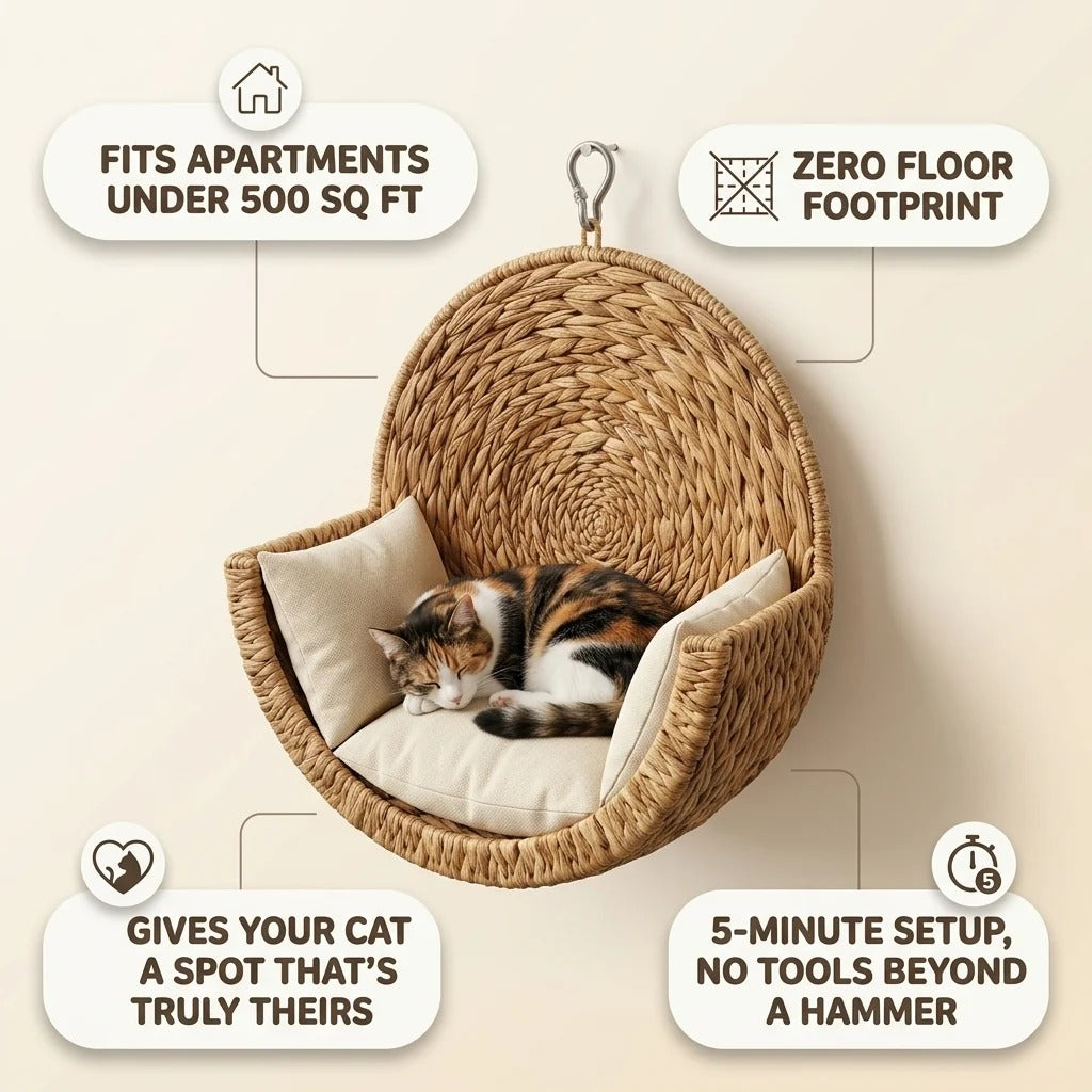 🐈Cozy Cat Bed – A Warm & Comfortable Resting Spot for Your Furry Friend