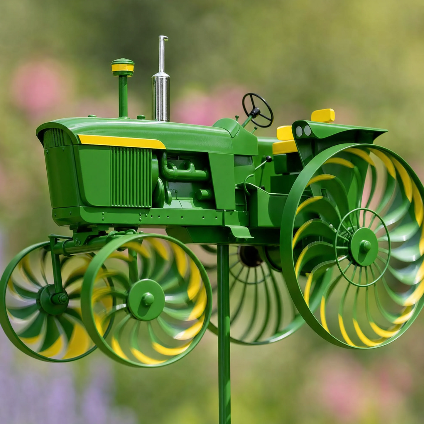 🚜 Classic Tractor Wind Spinner – Farmhouse Charm for Your Garden & Outdoor Spaces