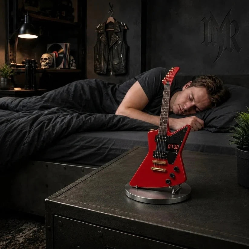 🎸 Guitar-Shaped Alarm Clock – Ready to Rock Your Mornings