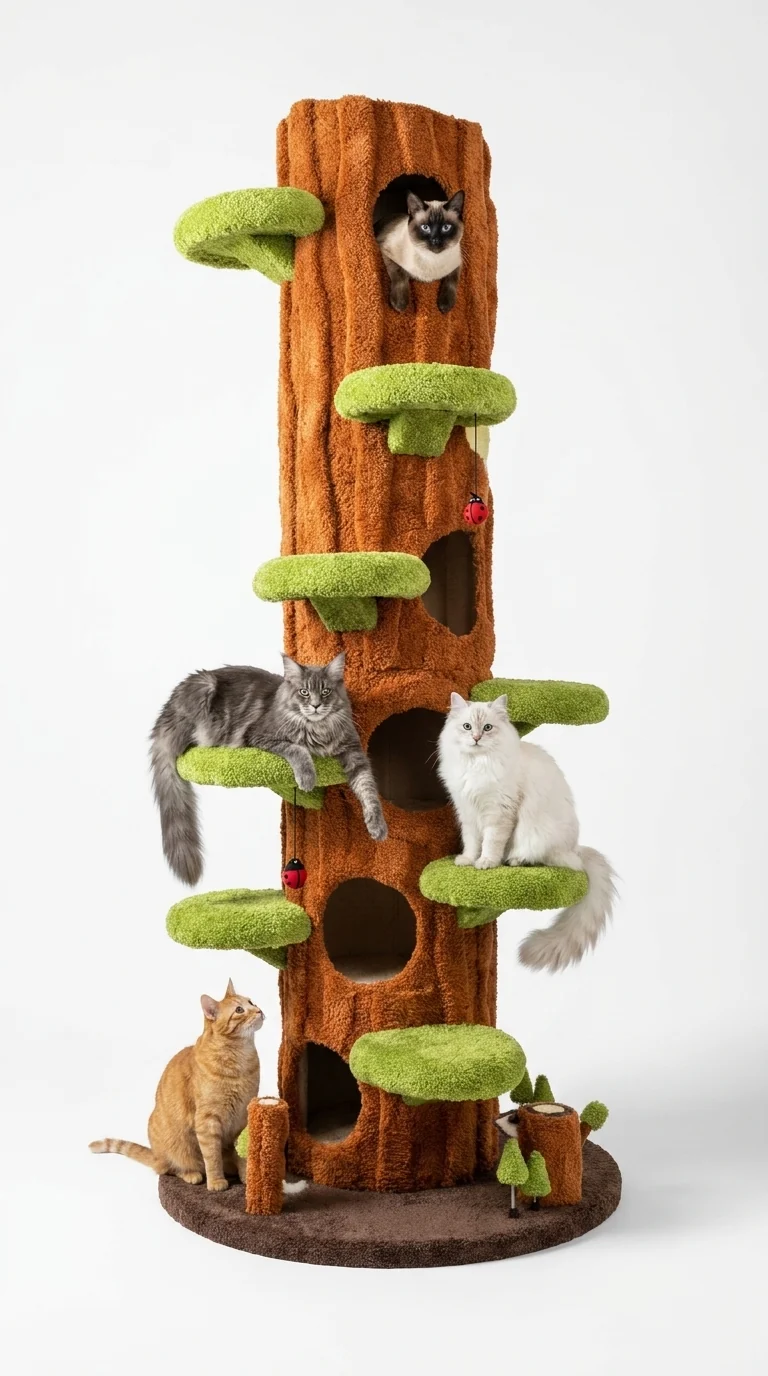 😺🌳 Cat Tree – A Natural Climbing Haven for Your Feline Friend