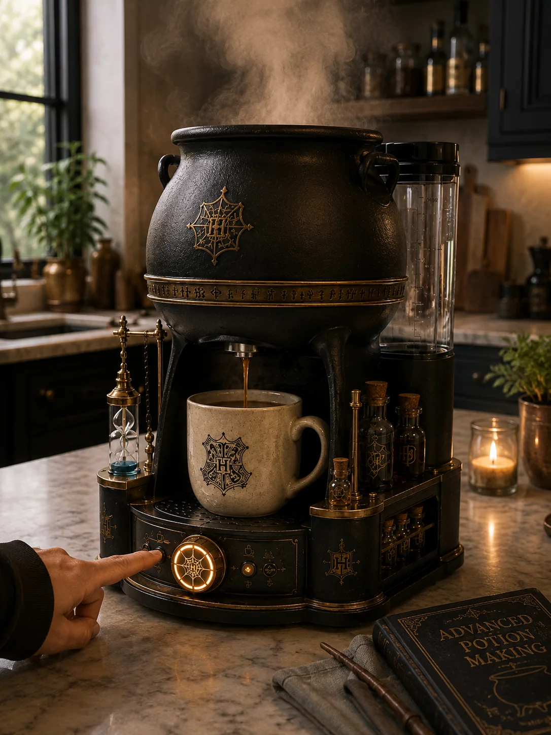🧙‍♀️ Cauldron‑Style Coffee Maker – Brew Your Morning with a Touch of Fantasy ✨☕