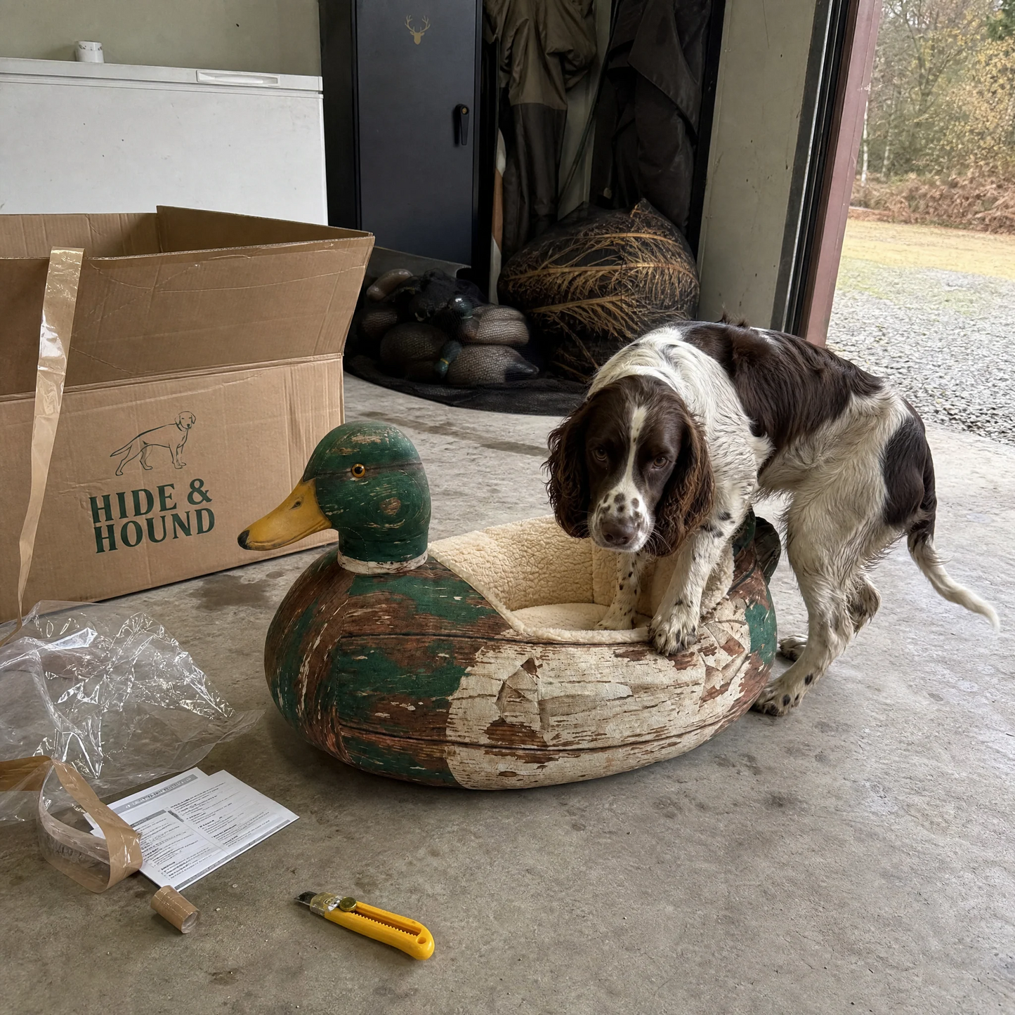 🦌 Animal Design Dog Bed