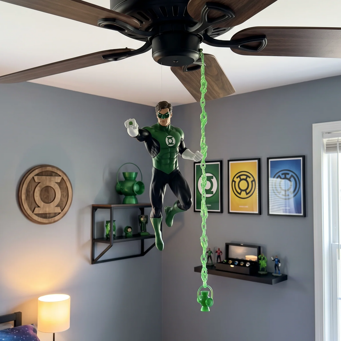 🎭Creative Fan Blade Decorations – Turn Your Ordinary Ceiling Fan Into a Unique Room Feature