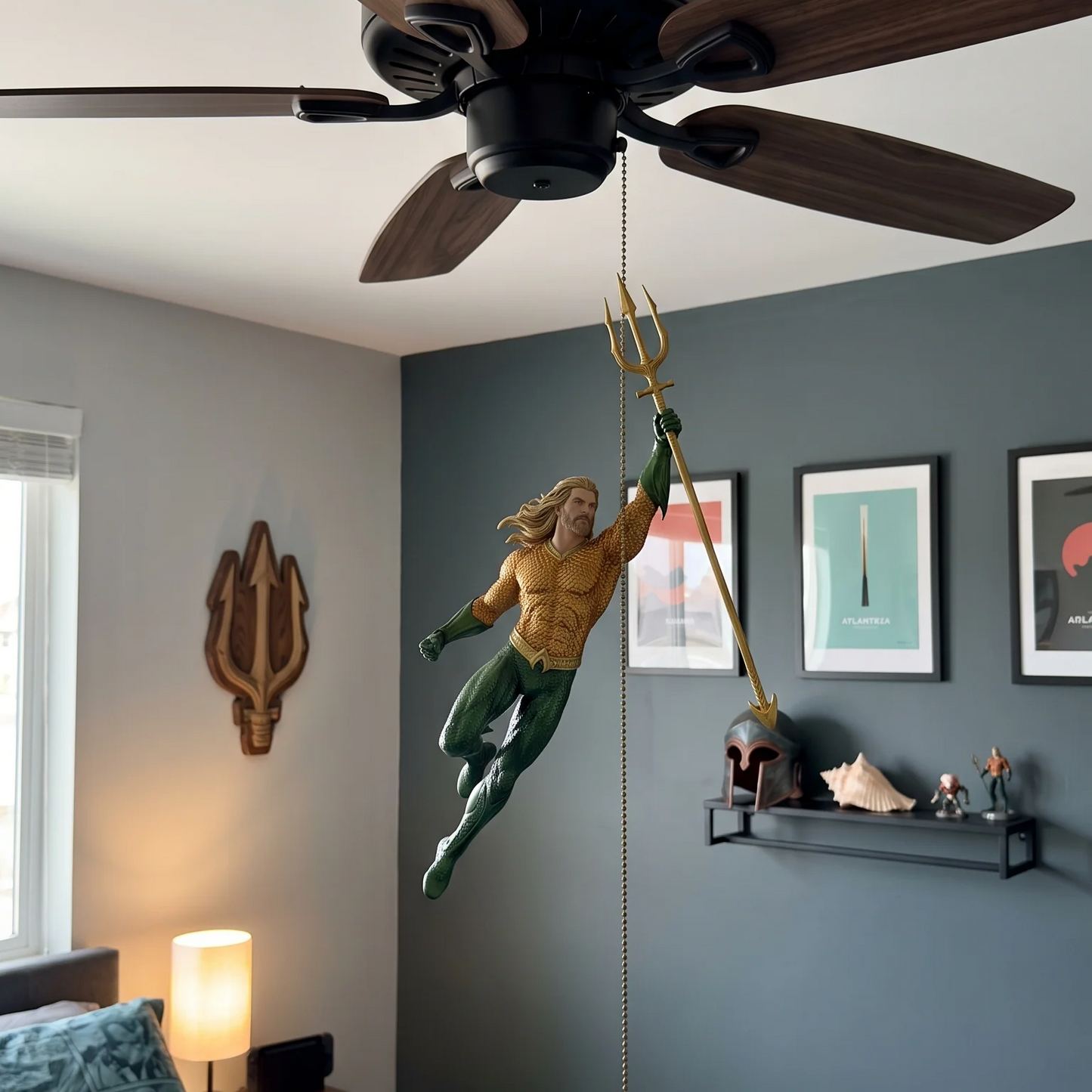 🎭Creative Fan Blade Decorations – Turn Your Ordinary Ceiling Fan Into a Unique Room Feature