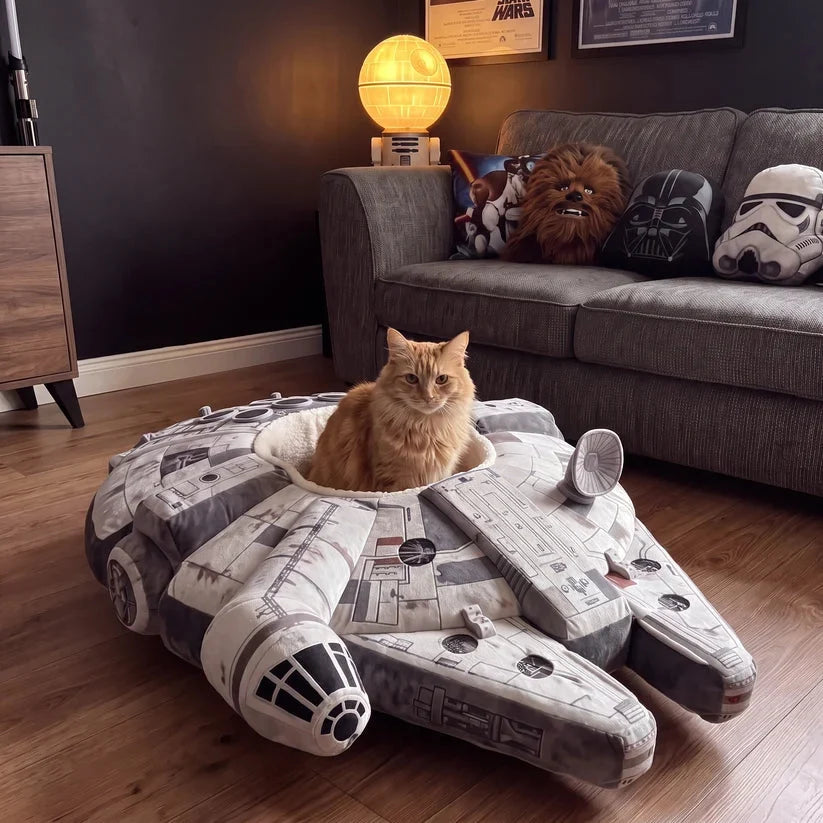 🛰️ Orbit Rest Cat Bed – A Cozy Corner for Your Little Explorer
