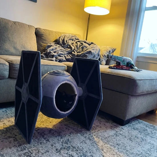 🛰️ Orbit Rest Cat Bed – A Cozy Corner for Your Little Explorer