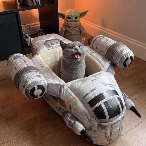 🛰️ Orbit Rest Cat Bed – A Cozy Corner for Your Little Explorer